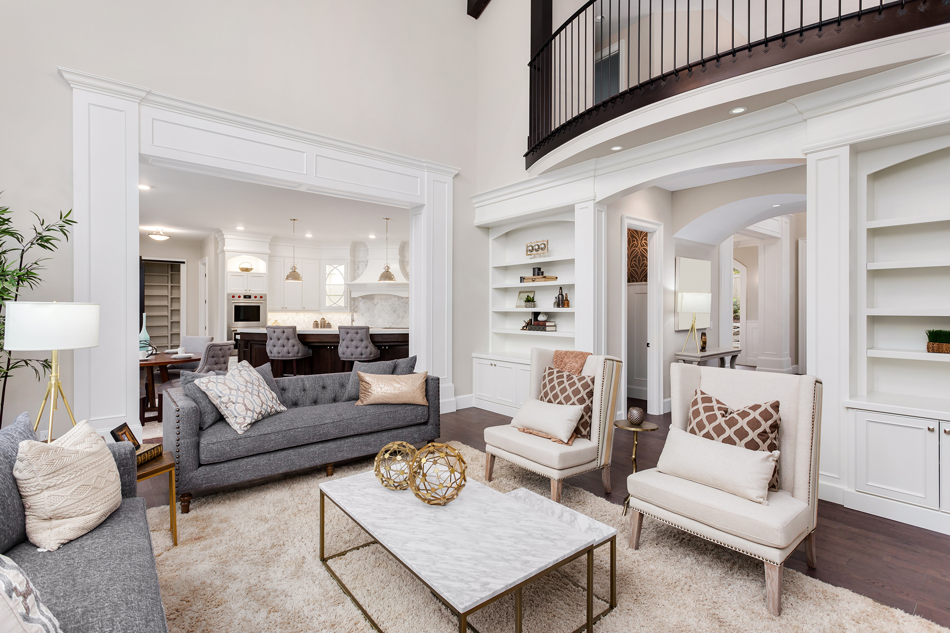 Intérieur d'une maison - Salon